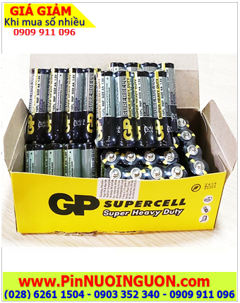 COMBO 01HỘP=40viên (Loại gói 04viên) Pin AA 1.5v GP Supercell 15PL-2S4 _Giá chỉ 109.000đ/Hộp 40viên